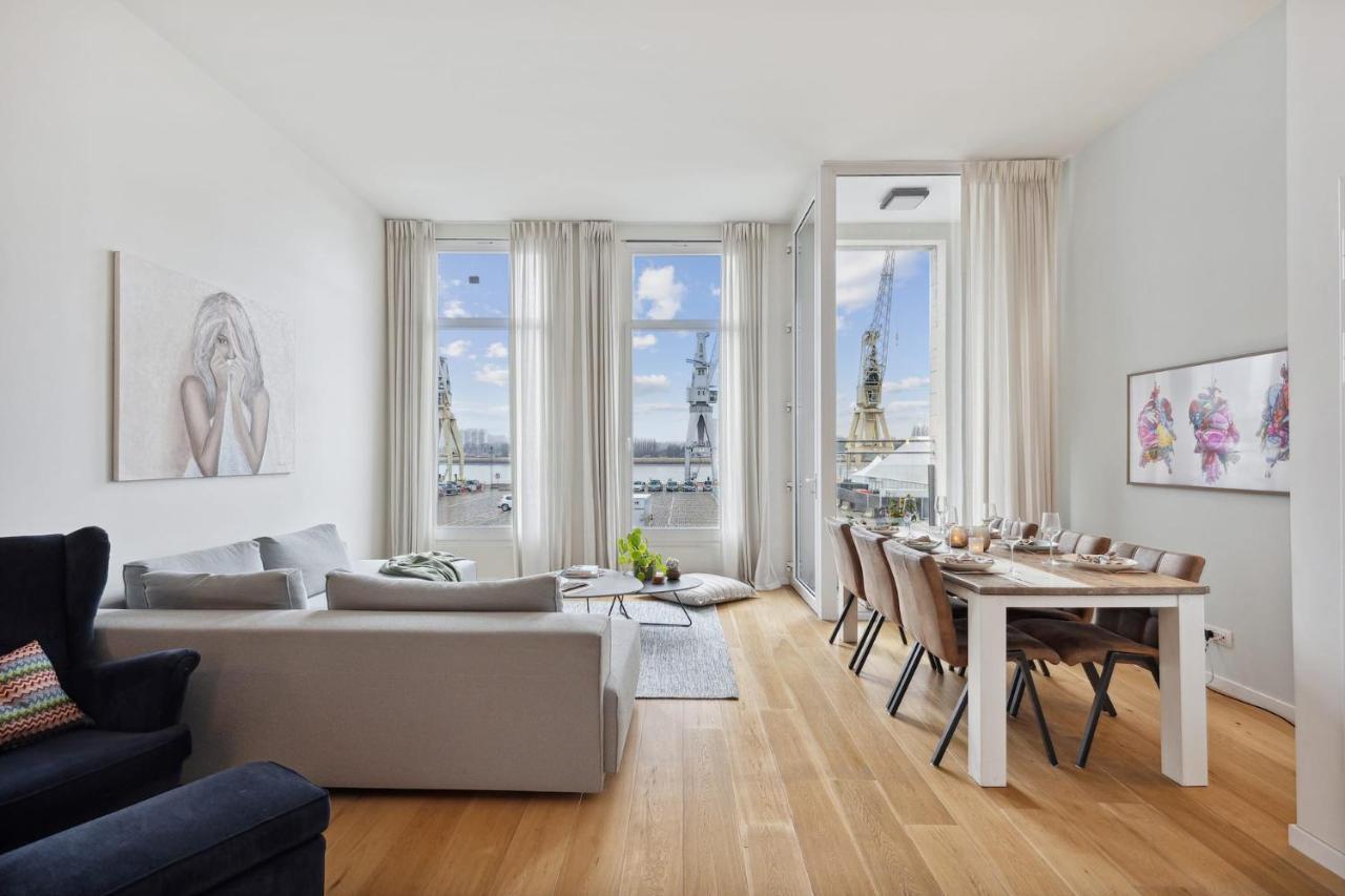 Bright Waterfront Apartment Antwerp Exterior photo